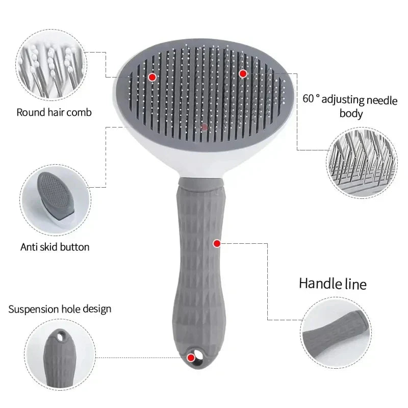 Easy Clean Pet Hair Brush
