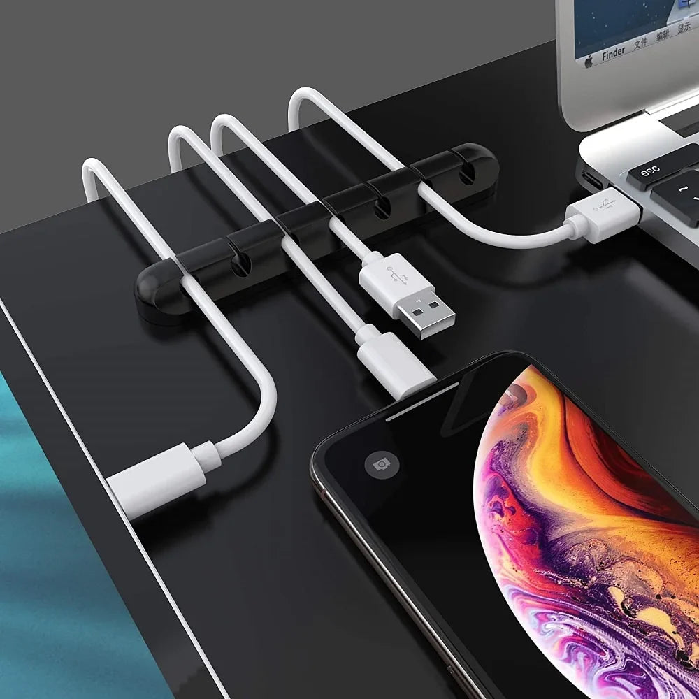 Silicone Cable Organizer Clips