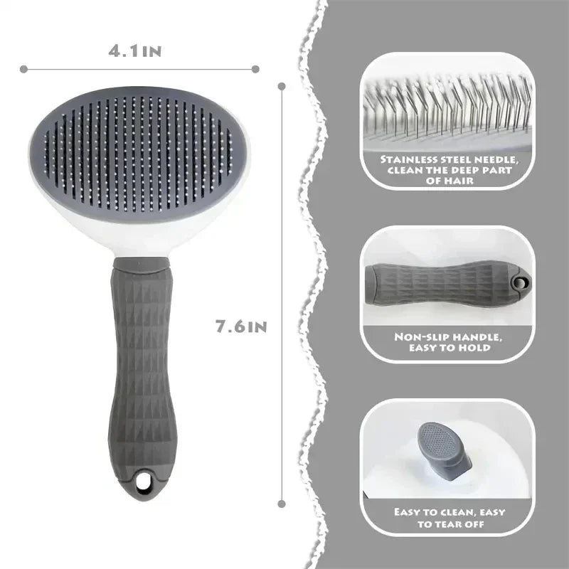 Easy Clean Pet Hair Brush